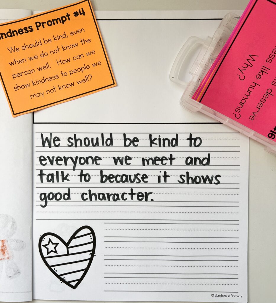 kindness lessons for first grade