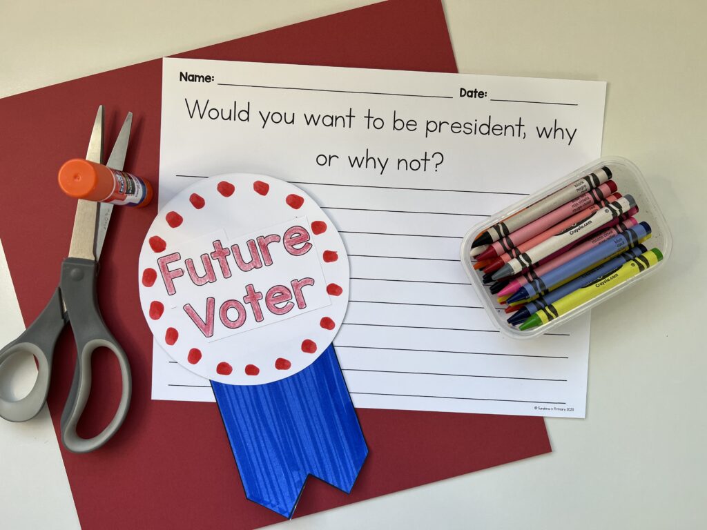Election Day Craft for Elementary students 
