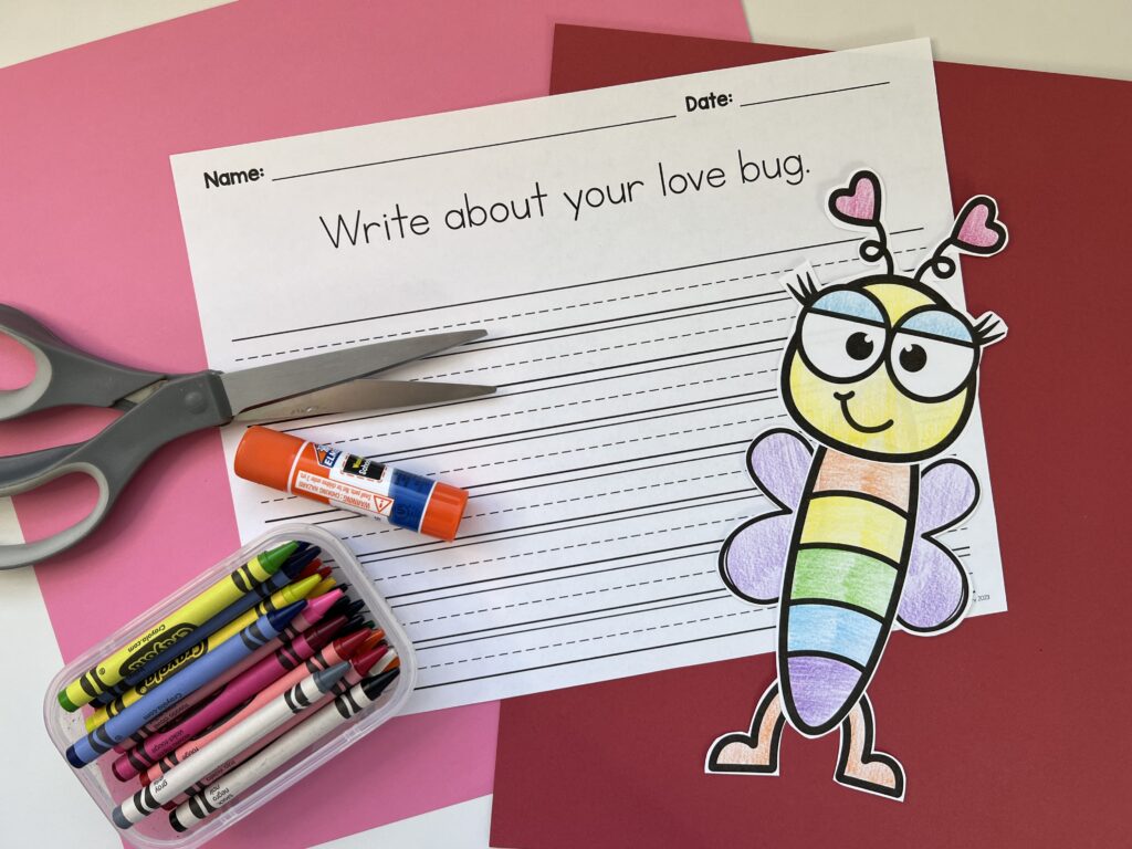 Love Bug Craft for Elementary Students