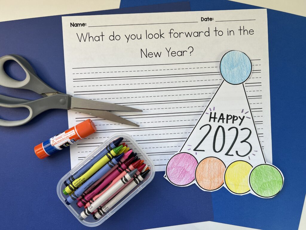 New Years Craft for Elementary students